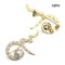 Approx. 8.0 mm, Akoya Pearl, ๙ Pearl Brooch