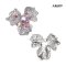 Approx. 13.0 mm, Edison Pearl, Pink Bunga Raya Pearl Alloy Brooch
