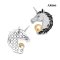 Approx. 10.0 mm, Gold South Sea Pearl, Unicorn Pearl Alloy Brooch