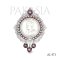 Approx. 4.0 - 8.0 mm, Freshwater Pearl, เข็มกลัดเหรียญเฉลิมพระเกียรติ