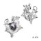Approx. 9.8 mm, Hanashinju, Tahitian Pearl, Pearl Brooch