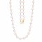 (PSL) Approx.10.9-12.8 mm, White South Sea Pearl, Station Pearl and Beads Necklace