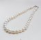 Approx. 8.82 - 13.26 mm, White South Sea Pearl, Graduated Pearl Necklace