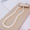 6.14 - 8.95 mm, Akoya Pearl, Graduated Pearl Necklace