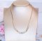 3.88 - 6.81 mm, Akoya Pearl, Pearl Half GF Tubes Necklace