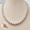 7.26 - 9.23 mm, Akoya Pearl, Pearls with Cores Half Star Gooseberry Ball Graduated Necklace