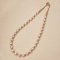 7.69 - 9.29 mm, Akoya Pearl, Pearl with Cap and Graduated Star Gooseberry Ball Necklace