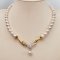 Approx. 7.0 - 9.0 mm, Akoya Pearl, Graduated Pearl Necklace with Phoenix Plume Pendant