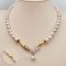 Approx. 7.0 - 9.0 mm, Akoya Pearl, Graduated Pearl Necklace with Phoenix Plume Pendant