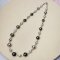 Approx. 7.0 - 12.0 mm, Akoya and Tahitian Pearl, Alternating Sizes Station Pearl Necklace