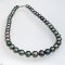 Approx. 8.0 -12.0 mm, Tahitian Pearl, Graduated Pearl Necklace