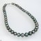 Approx. 8.0 -12.0 mm, Tahitian Pearl, Graduated Pearl Necklace