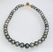 9.13 - 11.42 mm, Tahitian Pearl, Graduated Pearl Necklace