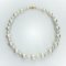 Approx. 9.0 - 16.02 mm, White South Sea Pearl, Alternating Sizes Pearl Necklace