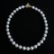 (GIA) 12.02 mm to 14.26 mm, White South Sea Pearl, Graduated Pearl Necklace