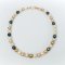 8.83 - 12.08 mm, White and Gold South Sea and Tahitian Pearl, Graduated Pearl Necklace