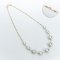 8.16 - 12.72 mm, White South Sea Pearl, Station Pearl Necklace