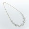 8.16 - 12.72 mm, White South Sea Pearl, Station Pearl Necklace