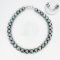 Approx. 12.0 mm - 14.0 mm, Pewter Gray Lot, Tahitian Pearl, Demi Parure Pearl Set