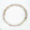 Approx. 6.0 mm - 8.0 mm, White South Sea Pearl, Station Pearl Beads and Tubes Spring Choker