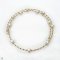 Approx. 6.0 mm - 8.0 mm, White South Sea Pearl, Station Pearl Beads and Tubes Spring Choker