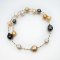 Approx. 10.79 mm - 14.44 mm, Tahitian and South Sea Pearl, Station Pearl Beads and Tubes Spring Choker