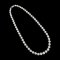 Approx. 6.0 - 8.0 mm, White South Sea Pearl, Graduated Pearl Necklace