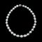 11.11 - 14.79 mm, White South Sea Pearl, Graduated Pearl Necklace