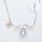 Approx. 8.0 mm, Akoya Pearl, "Mom Collection" Pearl Pendant with Cable Chain