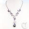 Approx. 14.0 mm, Tahitian Pearl, Beetle with Flower Dangle Pearl Chain Necklace