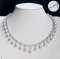 Approx. 7.0 - 8.0 mm, White South Sea Pearl, "Full Fleur De Pearl" Necklace Collection