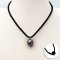 14.70 mm, Tahitian Pearl, Morinda Pearl Pendant with Wax Cord