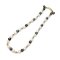 Approx. 7.0 mm, Akoya and Tahitian Pearl, Station Pearl Necklace