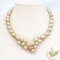 10.0 - 11.89 mm and 9.53 - 10.81 mm, Gold South Sea Pearl, "The Greatest of Pearls" Graduated Pearl Necklace