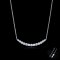 18K Gold (2.54g), Laboratory Grown Diamond (0.575ct), Diamond Bend Bar Chain Neclace