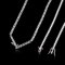 18K Gold (13.97g), Laboratory Grown Diamond (8.359ct), Crown Diamond Tennis Necklace