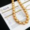 (GIA) 12.02 mm - 12.93 mm, Gold South Sea Pearl, Uniform Pearl Necklace