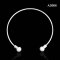 Approx. 13.0 mm, White South Sea Pearl, Twin Pearl Choker
