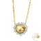 Approx. 12.60 mm, Heart Shaped Pearl, "Luminous Love" Heart Shaped Pearl Diamond Halo Pendant with Heart Link Chain Necklace