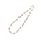 10.97-12.07 mm, White South Sea Pearl, Station Pearl Bead and Cone Tube Necklace