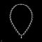 Approx. 3.5 mm and 7.0 mm, Akoya Pearl, "Glory Glory" Station Dangle Pearl Necklace
