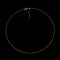 18K Gold, Needle Sling Choker Necklace