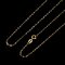 18K Gold, Cable Chain Necklace