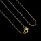 18K Gold, Cable Chain Necklace