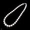 Approx. 10.0-11.0 mm and 13.0 - 15.0 mm, Edison Pearl, Graduated Pearl Necklace
