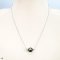 Approx. 10.0 mm, Hanashinju Pearl, Tahitian Pearl, Full Drilled Pearl with Hole Covers, Needle Cable Chain Necklace
