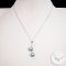 9.6 mm and 9.8 mm, Tahitian Pearl, Duo Pearl Heart Stopper Necklace