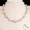 Approx. 9.0 - 11.0 mm, Edison Pearl, "Barbie Barbie" Station Pearl Necklace Collection