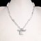 Approx. 6.0 - 6.5 mm, Freshwater Pearl, "The Lock" Station Pearl Necklace
