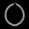 (PSL) Approx. 7.0-7.5 mm, Aurora Rose Premium, Akoya Pearl, Double Strand Uniform Pearl Necklace